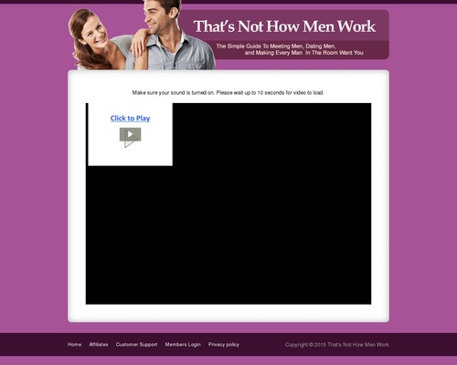 That's Not How Men Work