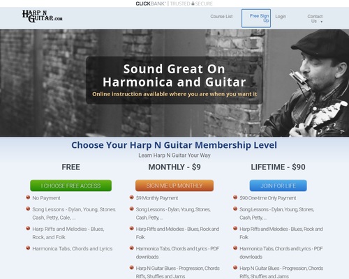 HarpNGuitar.com - Harmonica and Guitar Lessons
