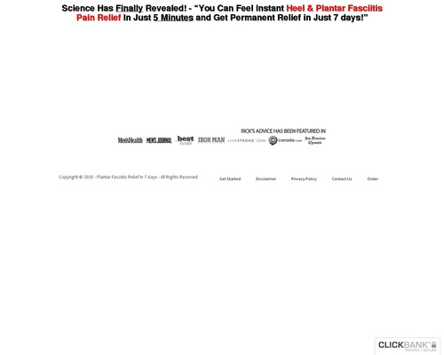 Home &mdash; Plantar Fasciitis Relief In 7 days