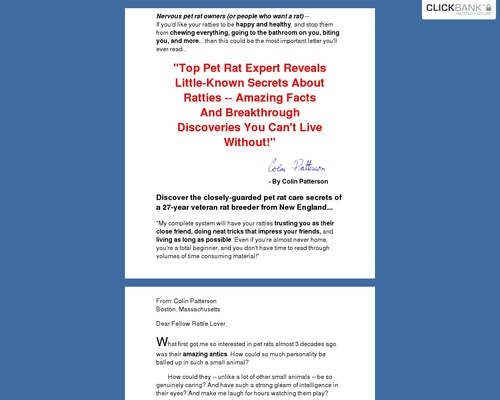 Pet Rats - Guide to Easy Pet Rat Care and Training