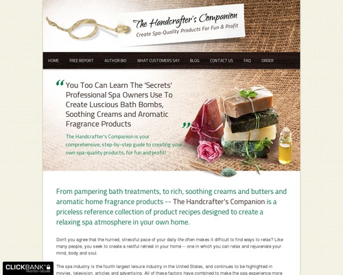 The Handcrafter's Companion - Create Spa Products at Home