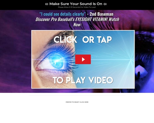 Vision 20&reg; - 20/20 Vision in a Bottle