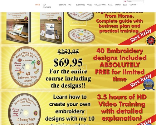 Embroidery Business from Home - Business Model and Digitizing Training Course