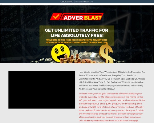 GET UNLIMITED TRAFFIC FOR LIFE ABSOLUTELY FREE!