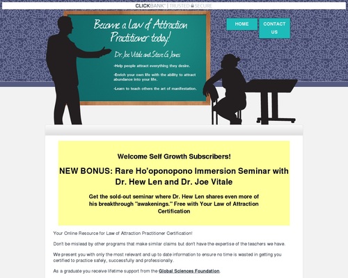 Joe Vitale's Law of Attraction Certification